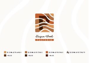 Estudi 33 - Logo Padros-Llagan Wood - Colors