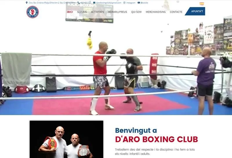 D'Aro Boxing Club | Estudi 33