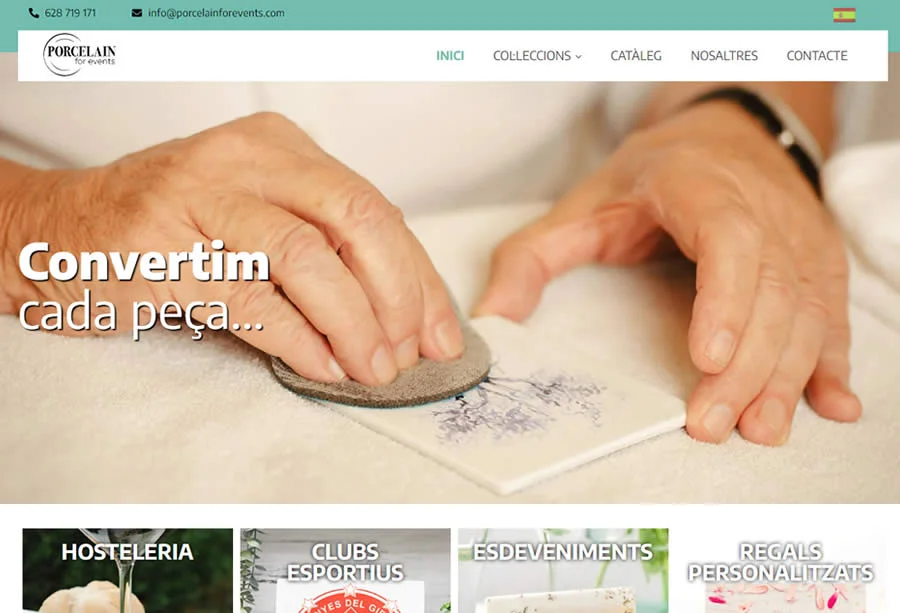 Porcelain for events | Estudi 33